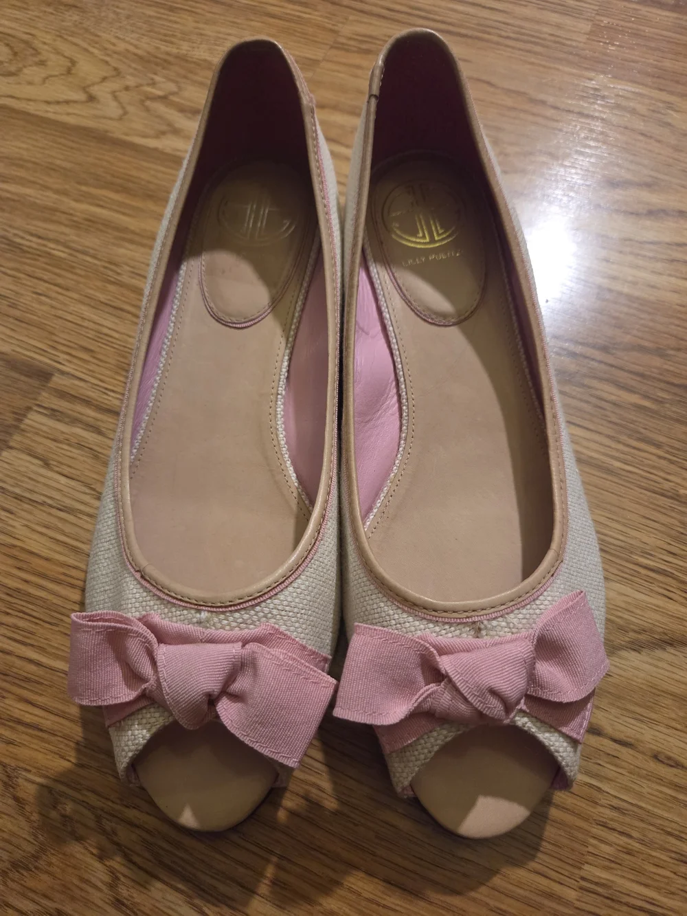Lilly Pulitzer Bow Tie Ballet Flats